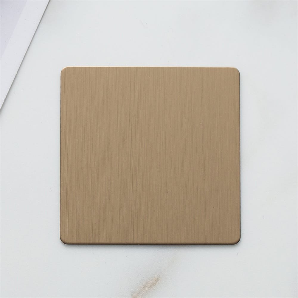 Hairline Bronze Gold Decorative Stainless Steel Sheets (JLH-2118
