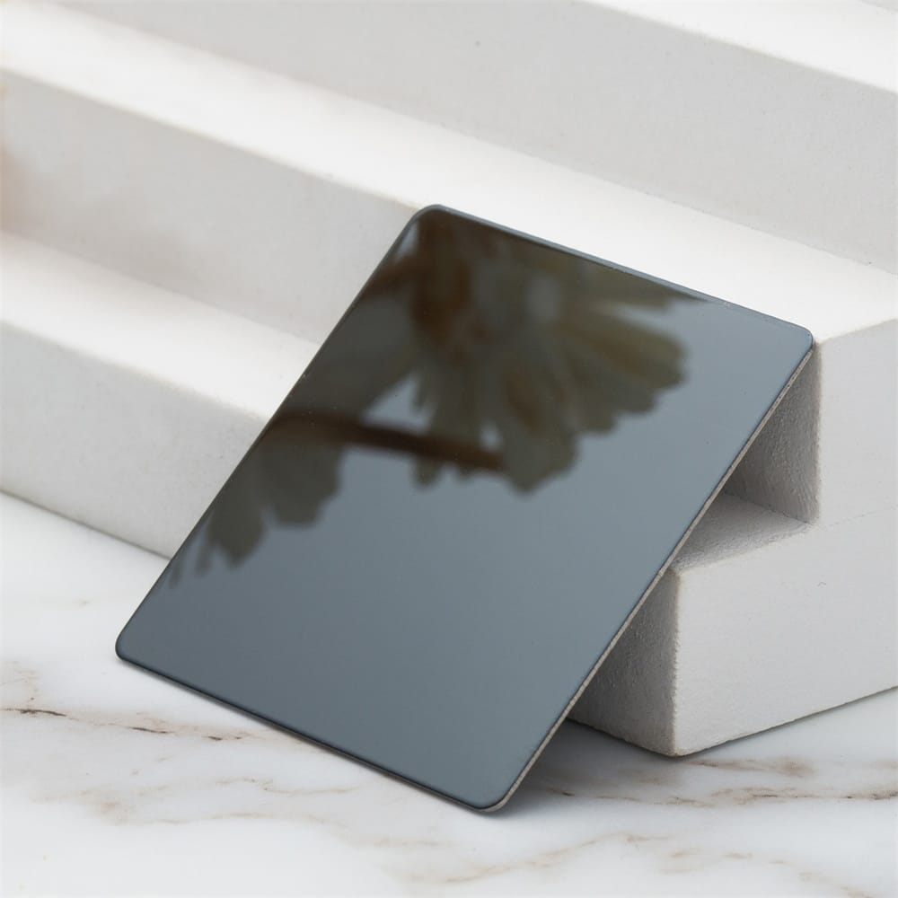 8K Mirror Black Titanium Stainless Steel Decorative Sheet-2129