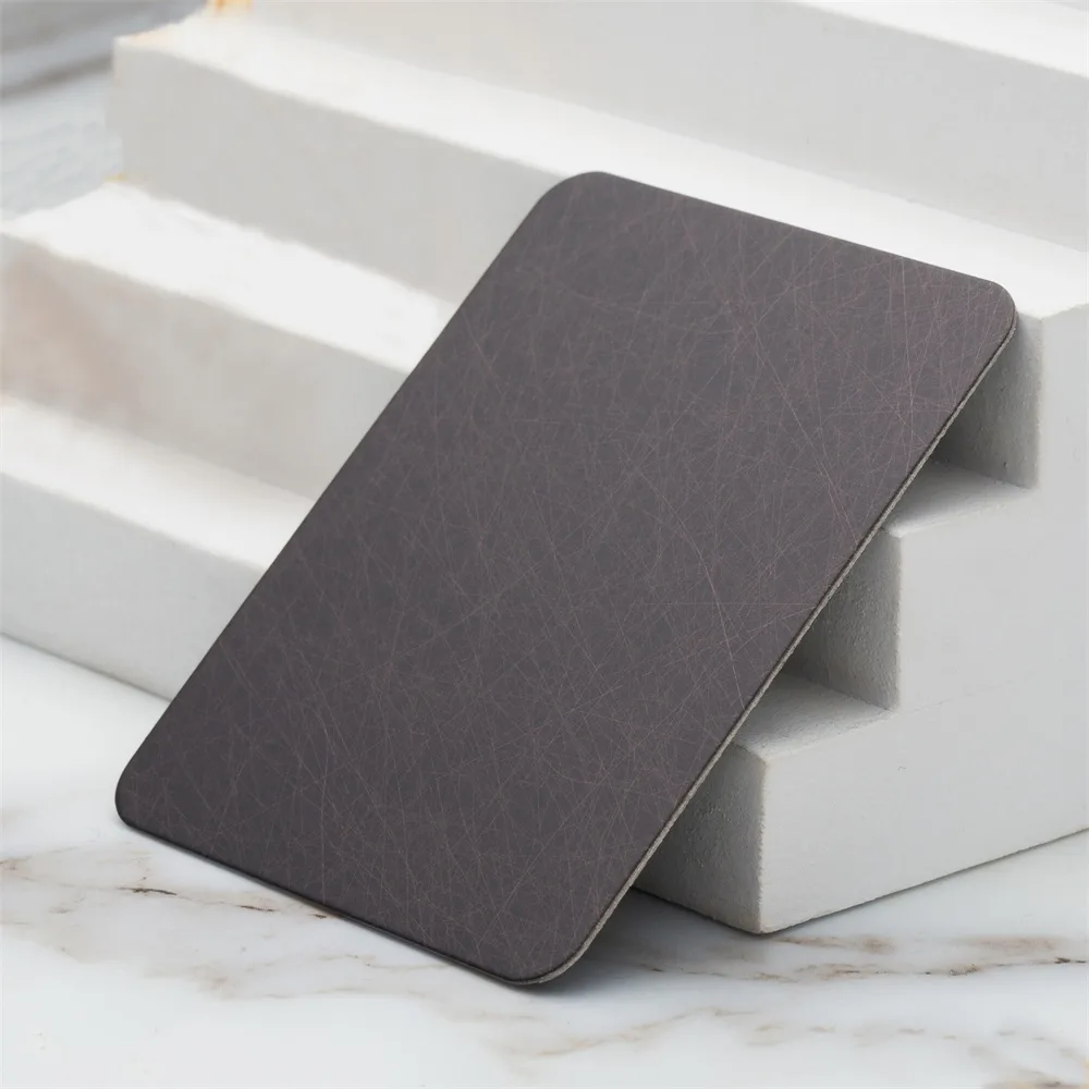Nano Random Brushed Purple Copper Stainless Steel Sheet-2166