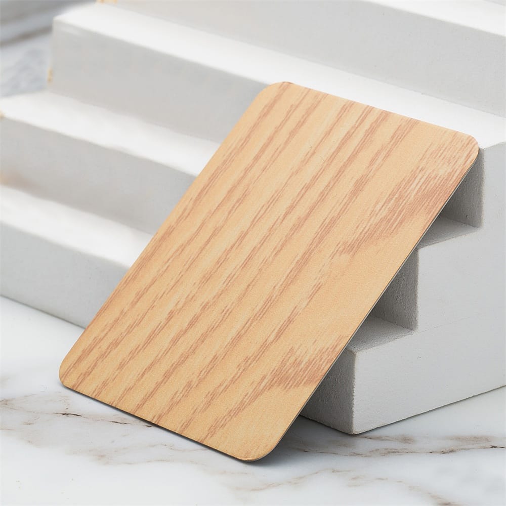 Eco Oak Grain Stainless Steel Sheet (JLH-2167)