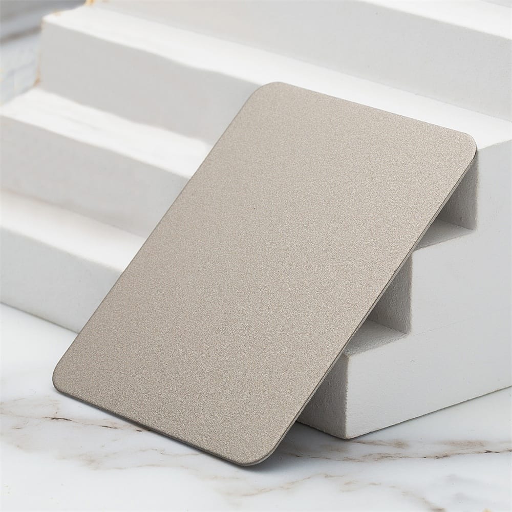 Plancha de acero inoxidable BMW Gold (JLH-2176)