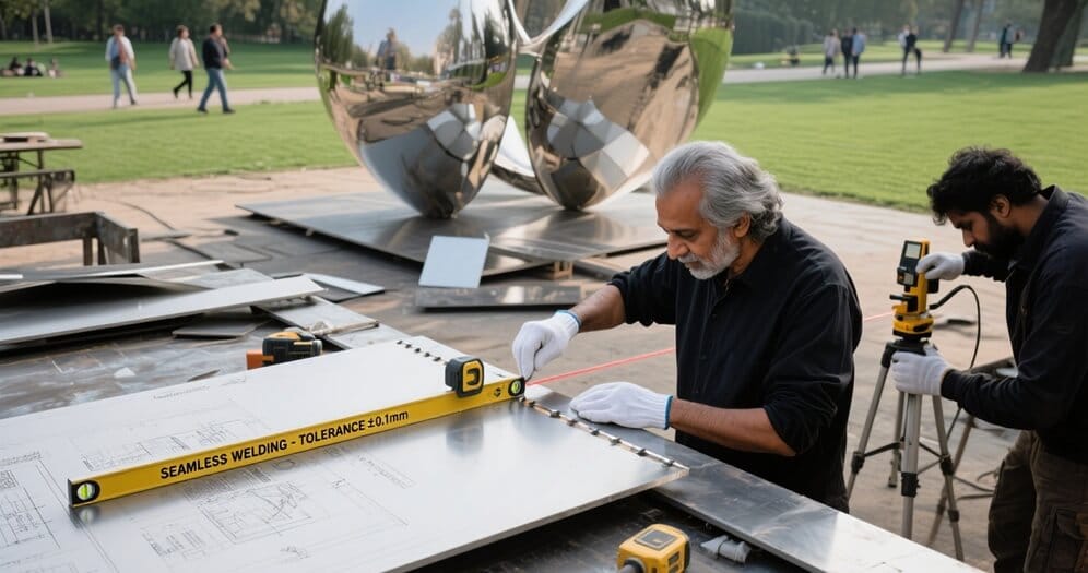 The timeless material of art installations