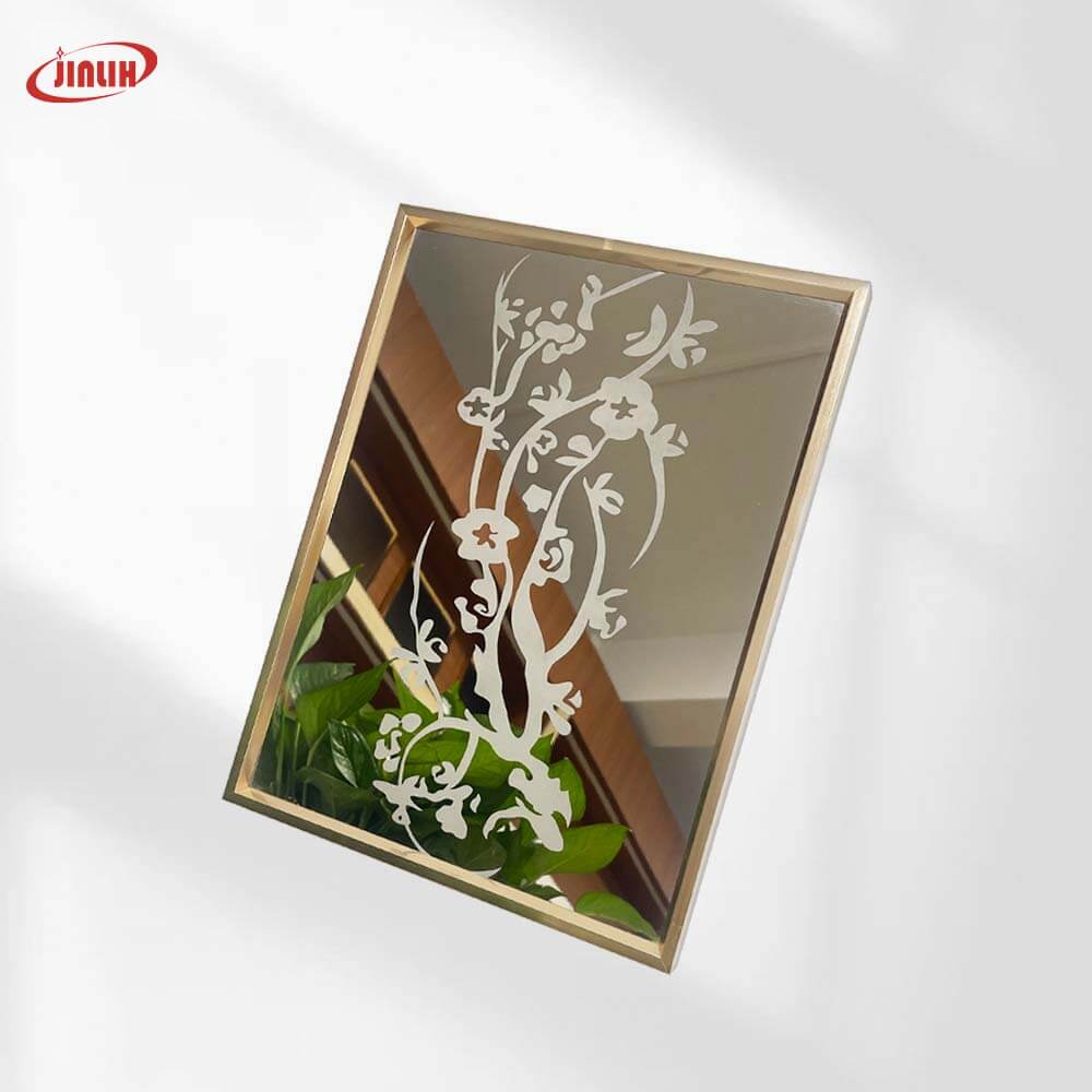 Chinese Plum Blossom Branch Etched Stainless Steel Sheet (Полностью настраиваемый)