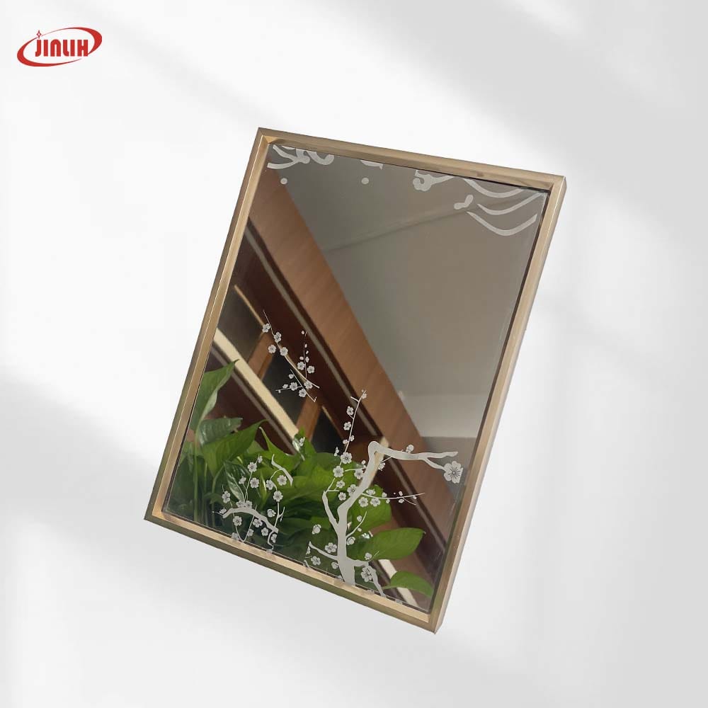 Plum Blossom Branch Pattern Etched Stainless Steel Sheet (Fully Customizable)