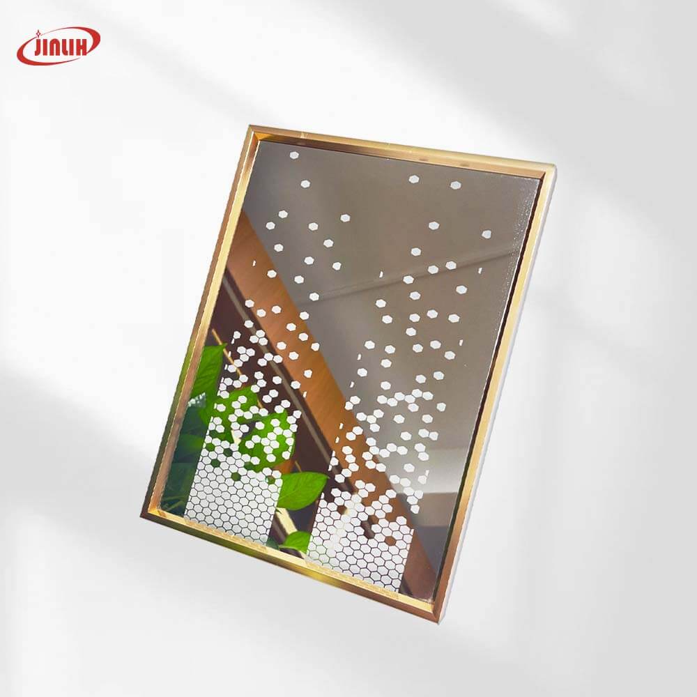 Honeycomb Dot Gradient Geometric Etched Stainless Steel Sheet (Полностью настраиваемый)