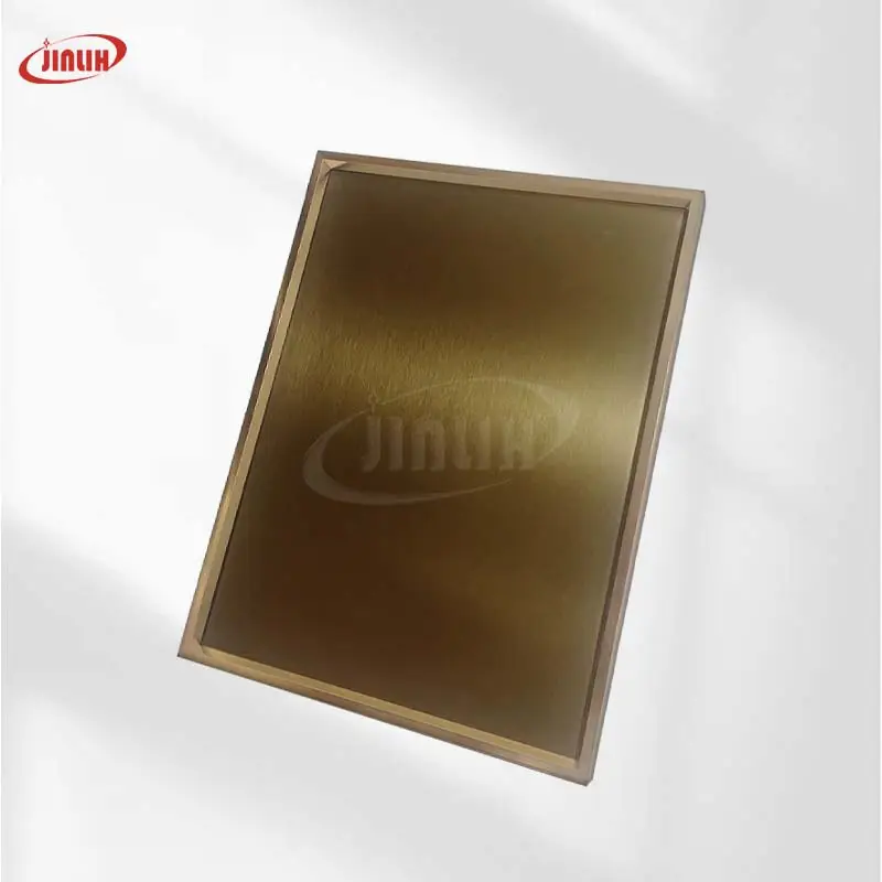 Brushed Gold Color Stainless Steel Sheet