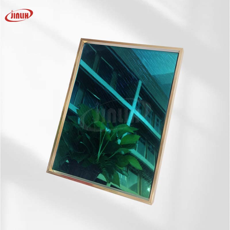 Teal Green Mirror Diamond-Grained Color Stainless Steel Sheet