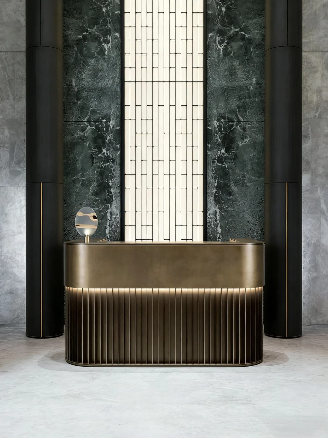 Why Are High-End Offices Switching to Stainless Steel Reception Desks? It’s More Than Just Looks
