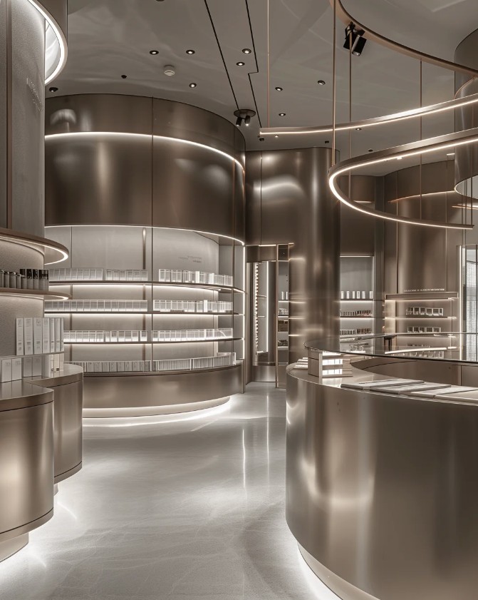 Stepping Into This Beauty Store Felt Like Wandering Through a Future Luxury Art Gallery