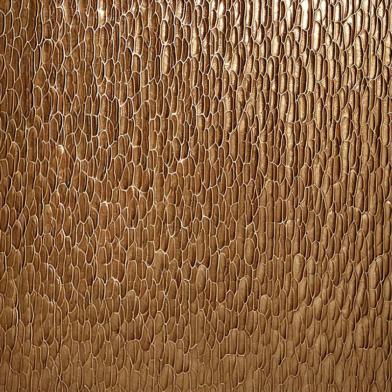 Antique Bronze Fish Scale Stainless Steel Sheet